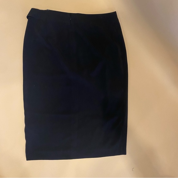 Laundry by Shelli Segal Black Knee Length Skirt Size 14 - Picture 3 of 11